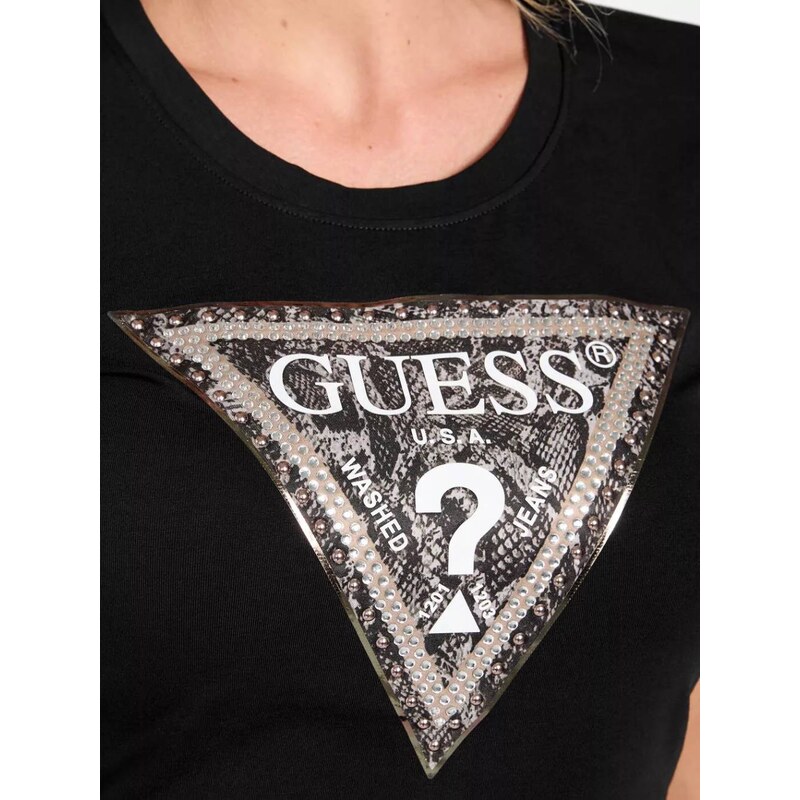 Guess dámské černé tričko