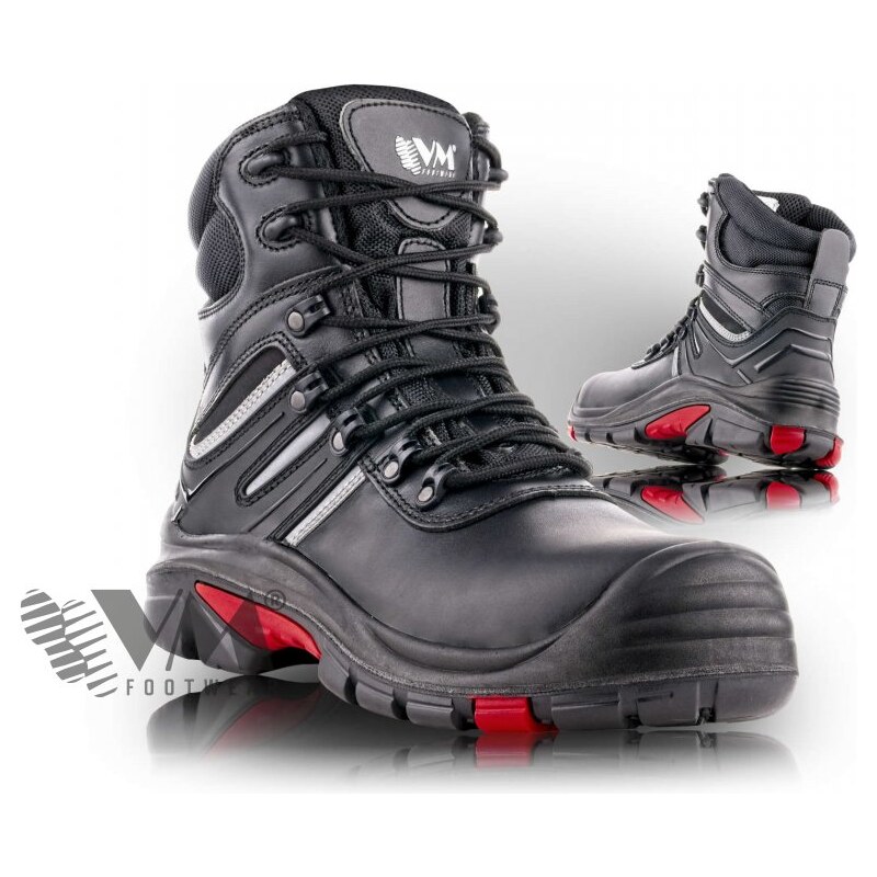 VM Footwear obuv HOUSTON 5490-S3 poloholeňová non metalic