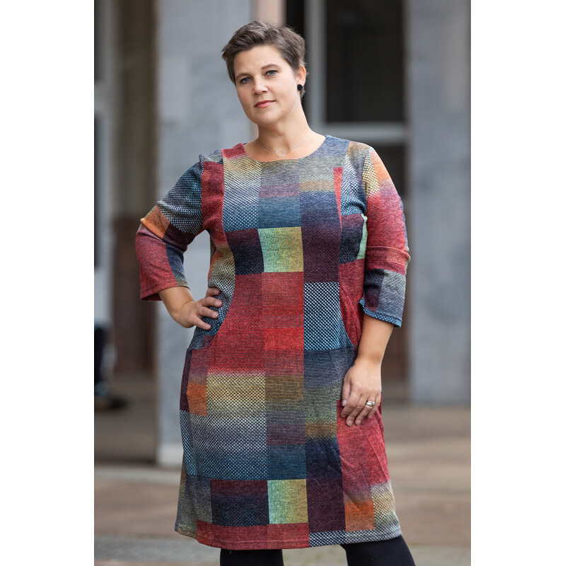 Marguerite by mako Šaty SHADE Barva: Cihlová, Velikost: 42 109397460