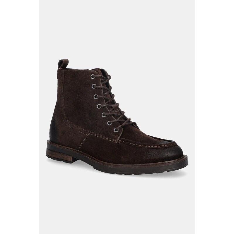 Tommy Hilfiger Semišové boty Tommy Hilfiger CLEATED HILFIGER W