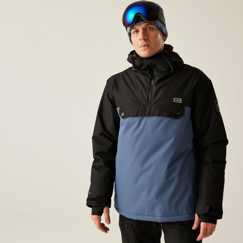 Pánská zimní lyžařská bunda Dare2b FREERIDE II černá/modrošedá