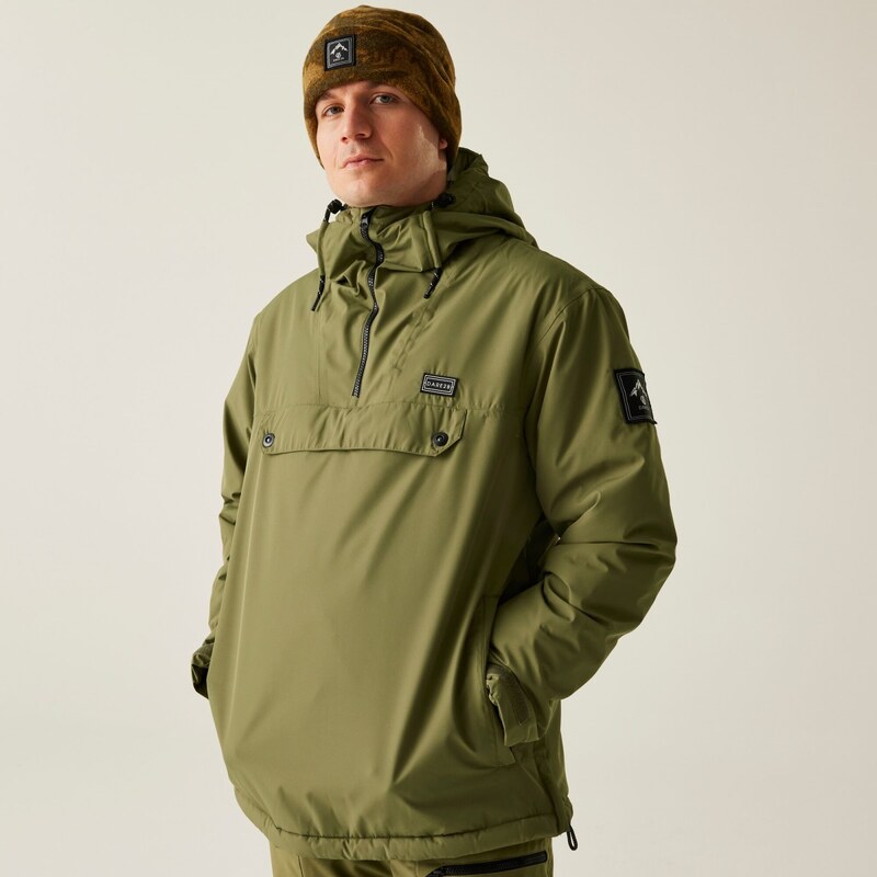 Pánská zimní lyžařská bunda Dare2b FREERIDE II khaki