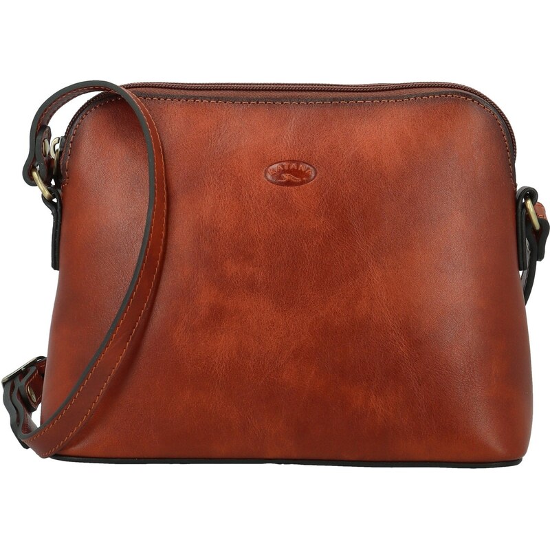 Dámská kožená crossbody/taška hnědá - Katana Akíra hnědá