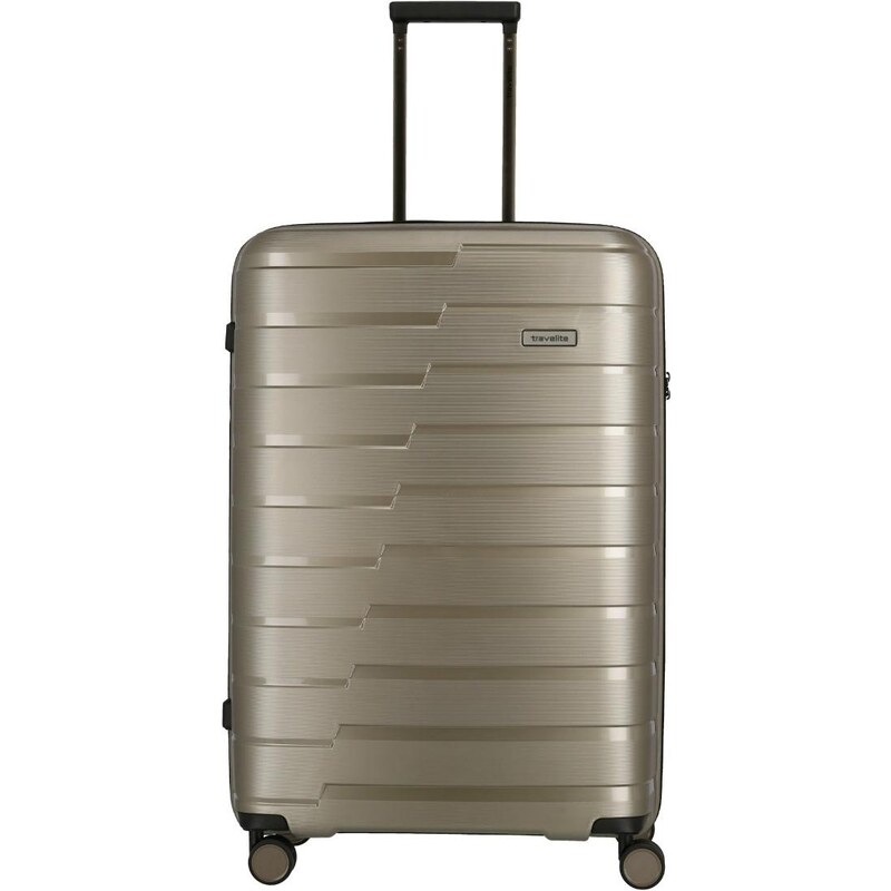 Velký skořepinový kufr na kolečkách Travelite Air BaseChampagne