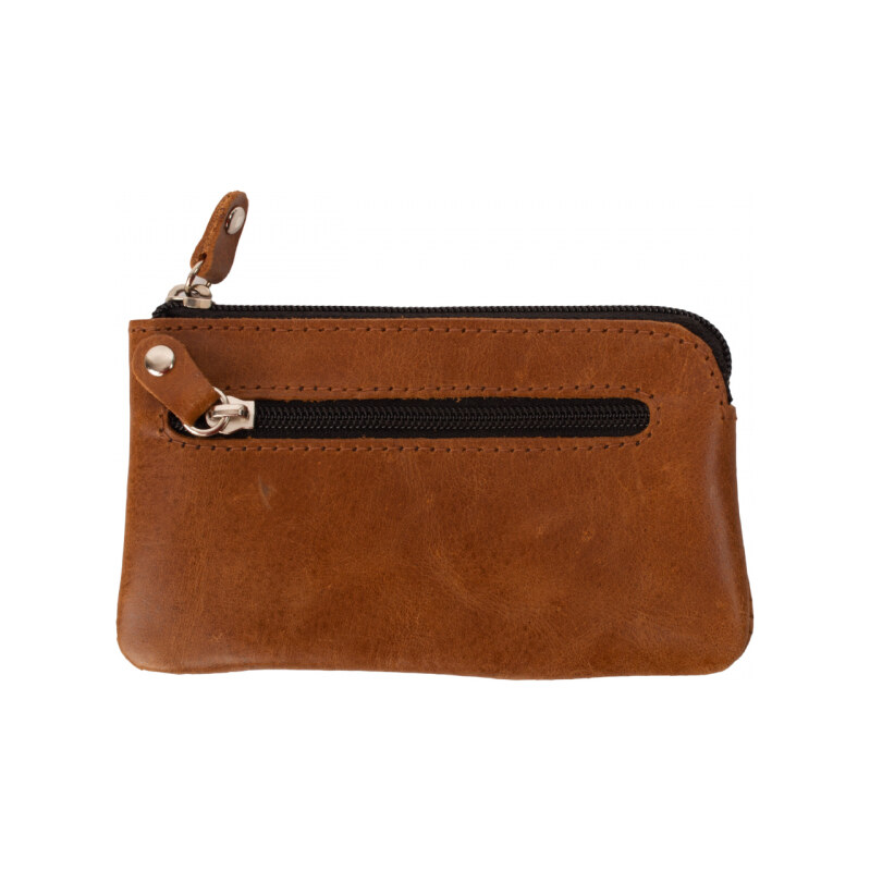 Dariya bags Kožená klíčenka světle hnědá 109405345
