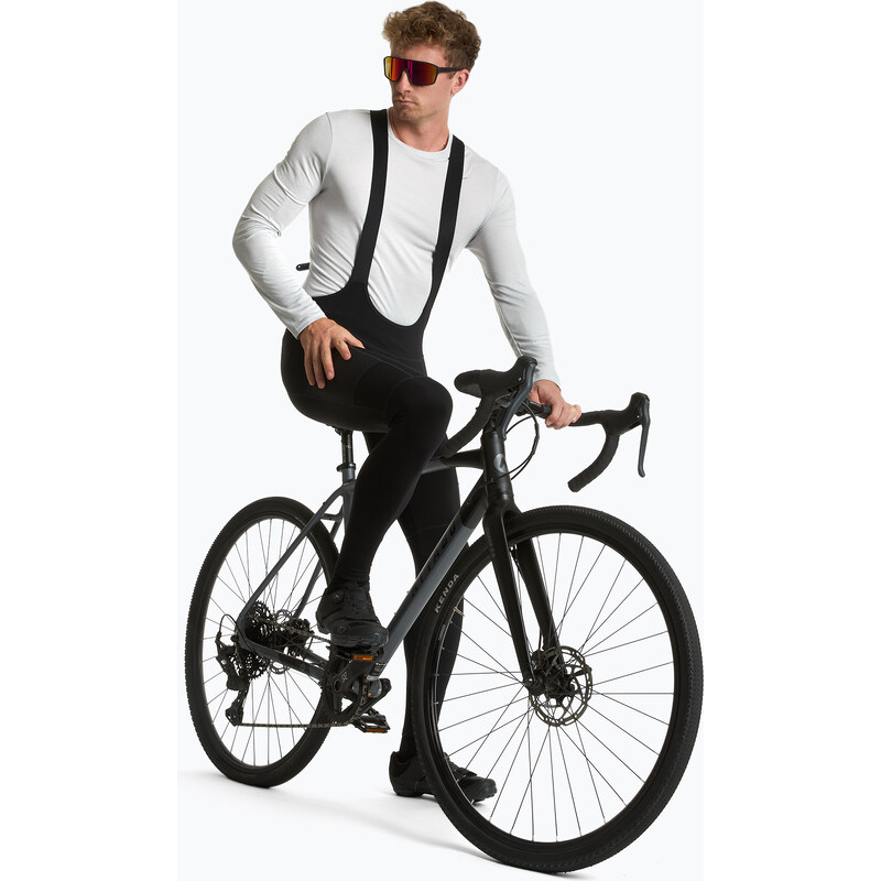 Pánské cyklistické kalhoty ATTABO OFREE CARGO zateplené black