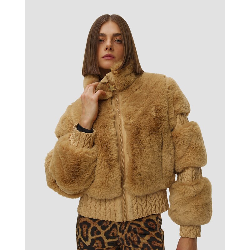 Dámská Bunda S Umělým Kožíškem Goldbergh Furry