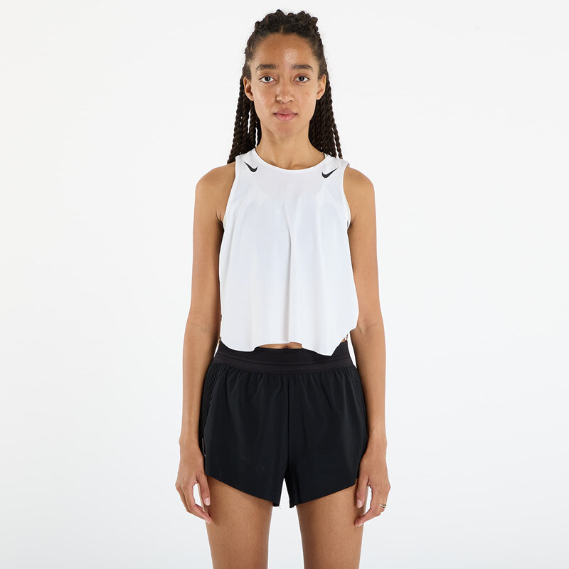 Tílko Nike AeroSwift Womens Dri-FIT ADV Cropped Running Tank Top White 109409733