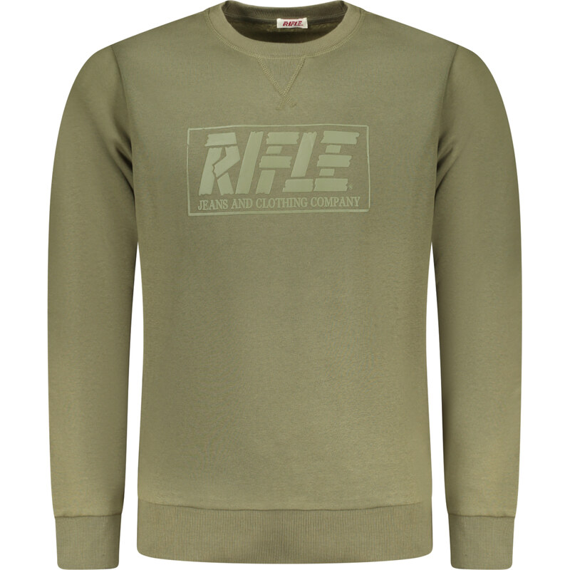 RIFLE MENS ZIP-UP SWEATSHIRT GREEN