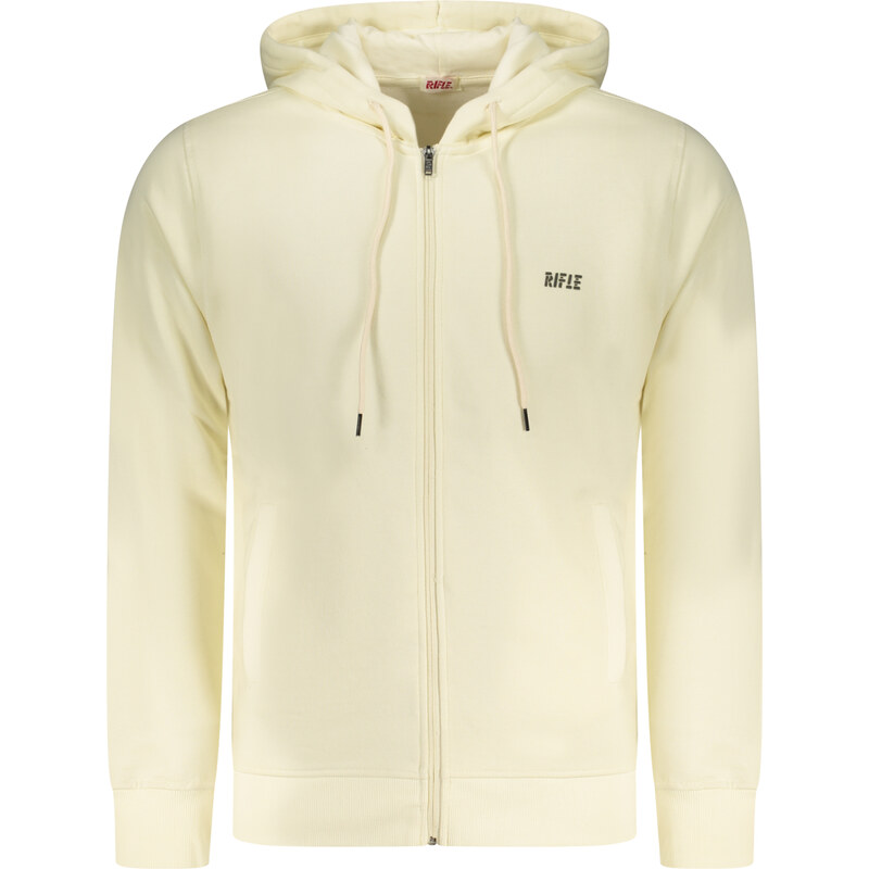 RIFLE MENS ZIP-UP SWEATSHIRT WHITE