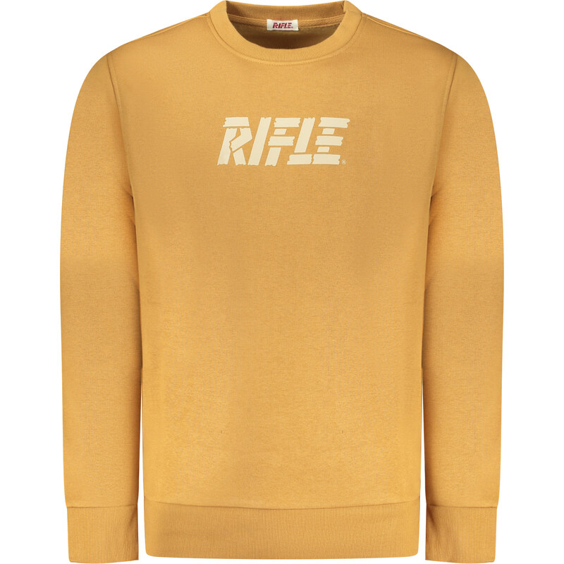 RIFLE MENS ZIP-UP SWEATSHIRT BROWN