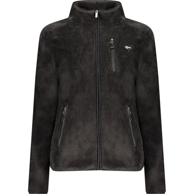 NORWAY 1963 WOMENS BLACK ZIP-UP SWEATSHIRT