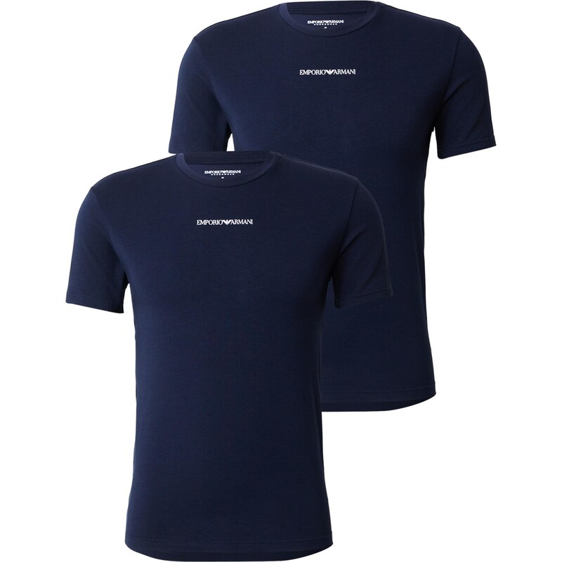 Emporio Armani Tričko námořnická modř / bílá