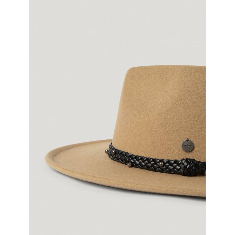Pepe Jeans dámský hnědý klobouk