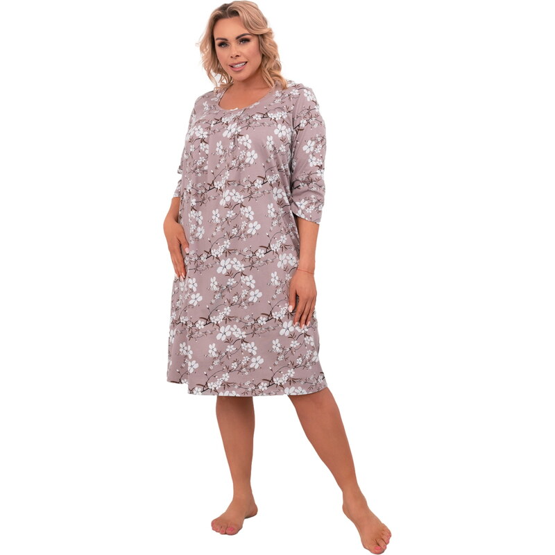 Dámská noční košile ITALIAN FASHION OSZIMA 3/4 print