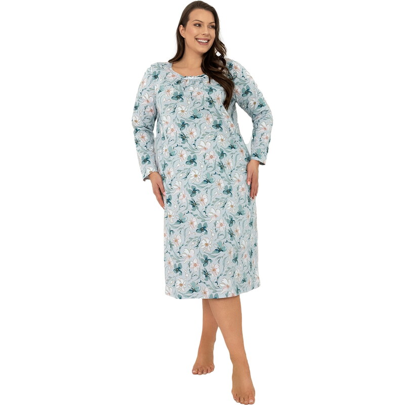Dámská noční košile ITALIAN FASHION SEKWOJA dl.ruk. print 109418067