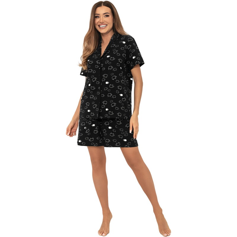 Dámské pyžamo ITALIAN FASHION BONNIE krátká print 109418072