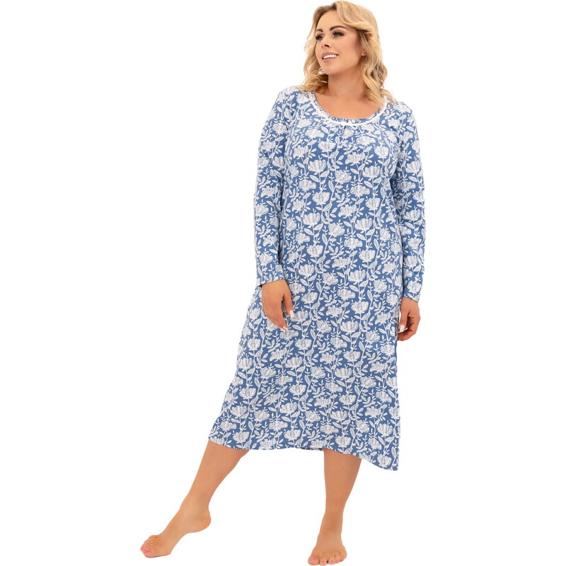 Dámská noční košile ITALIAN FASHION BOMA dl.ruk. print 109418374