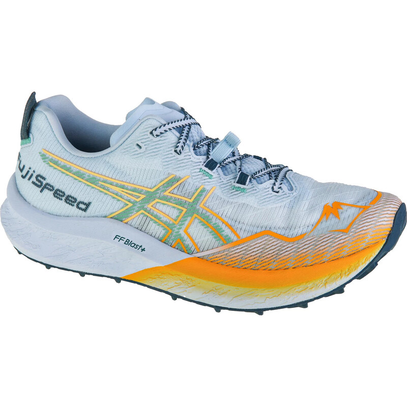 Světle modré trailové boty ASICS Fujispeed 2 1011B699-401