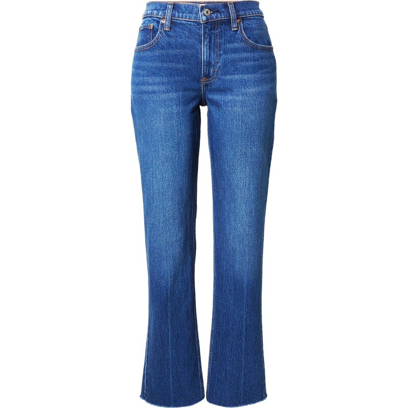 Abercrombie & Fitch Džíny JUN4 modrá džínovina