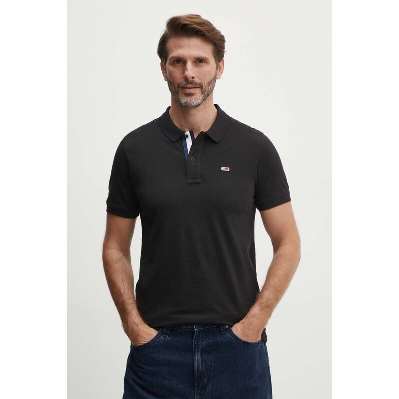 Bavlněné polo tričko Tommy Jeans