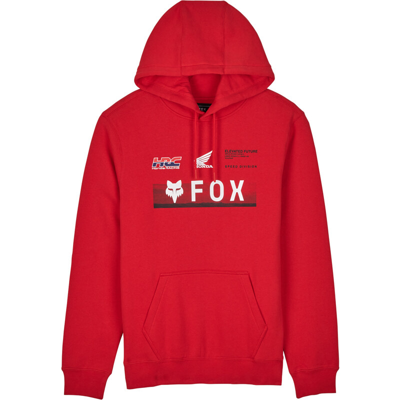 Pánská mikina Fox Fox X Honda Fleece Po - Flame Red