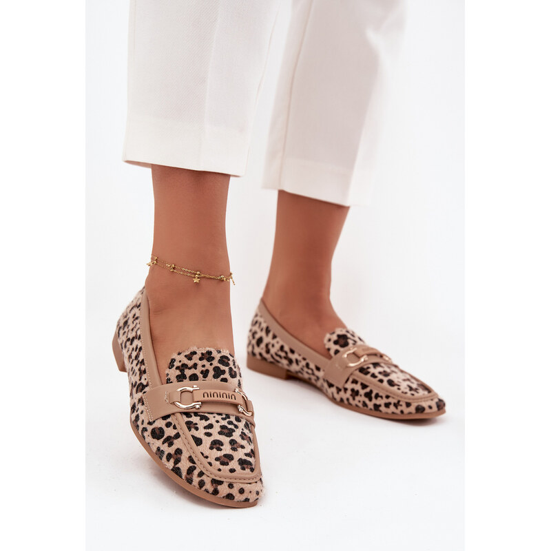 Boto Dámské mokasíny s leopardím vzorem 110467426