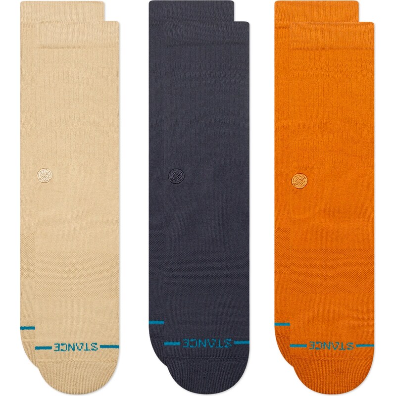 Stance Ponožky písková / tmavě modrá / oranžová 109427701