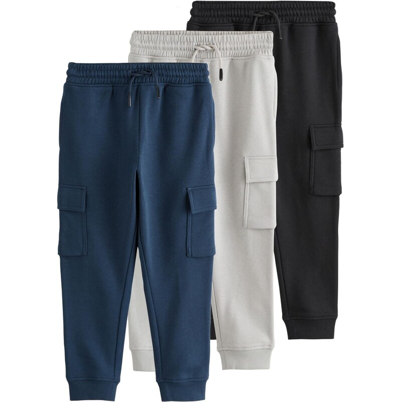 Next Kalhoty námořnická modř / černá / offwhite