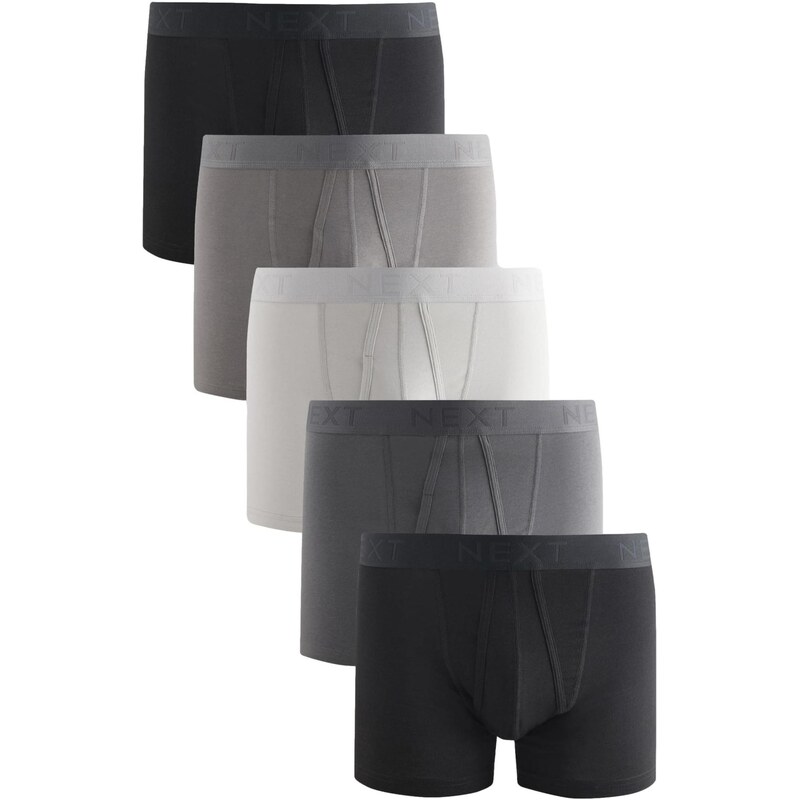 Next Boxerky šedá / světle šedá / tmavě šedá / černá / bílá