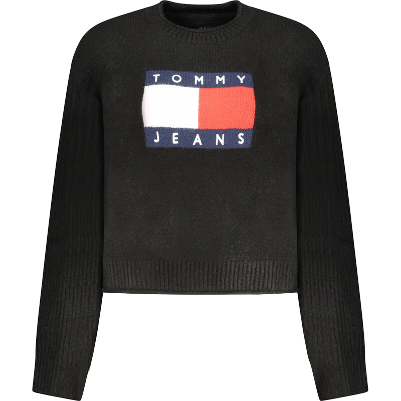 TOMMY HILFIGER WOMENS BLACK SWEATER