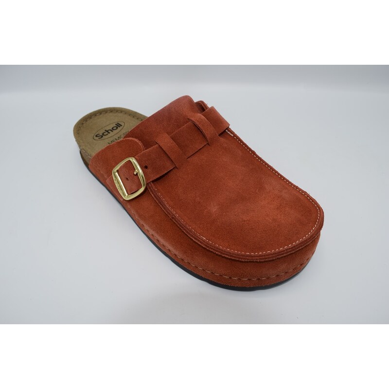 Scholl dámské domácí pantofle BORA MOCCASIN oranžová 109429089