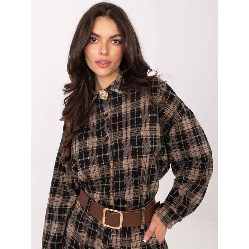 Italy Moda Shirt-IT-KS-21638.02-beige
