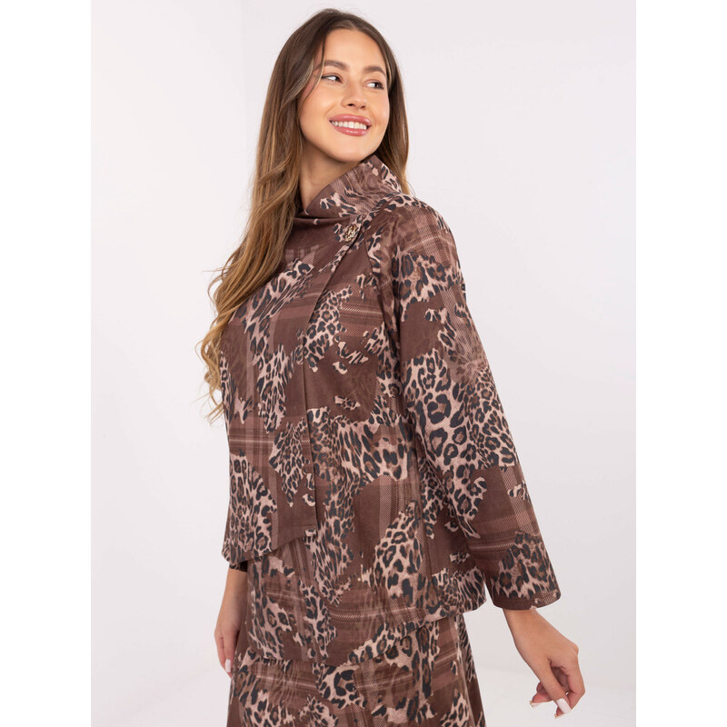 Italy Moda Sweatshirt-IT-BL-21613-5.12-dark beige