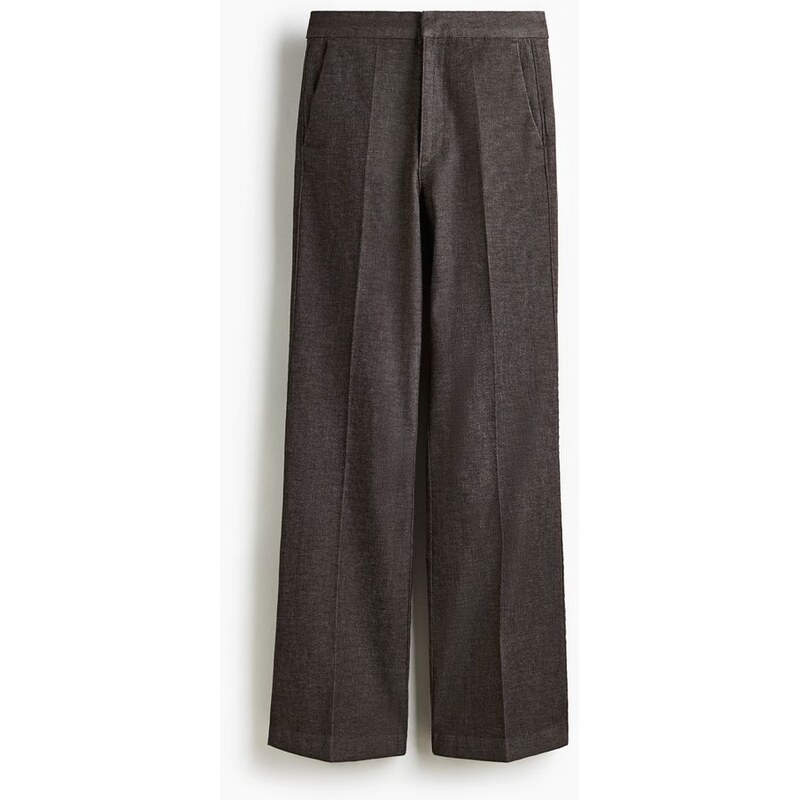 H&M - Flared High Jeans - Tmavě Hnědá