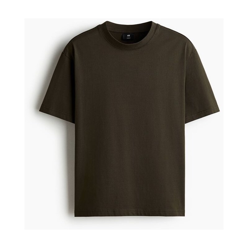 H&M - Tričko Relaxed Fit - Zelená