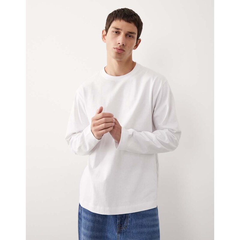 ASOS COLLECTIVE oversized heavyweight long sleeve t-shirt in