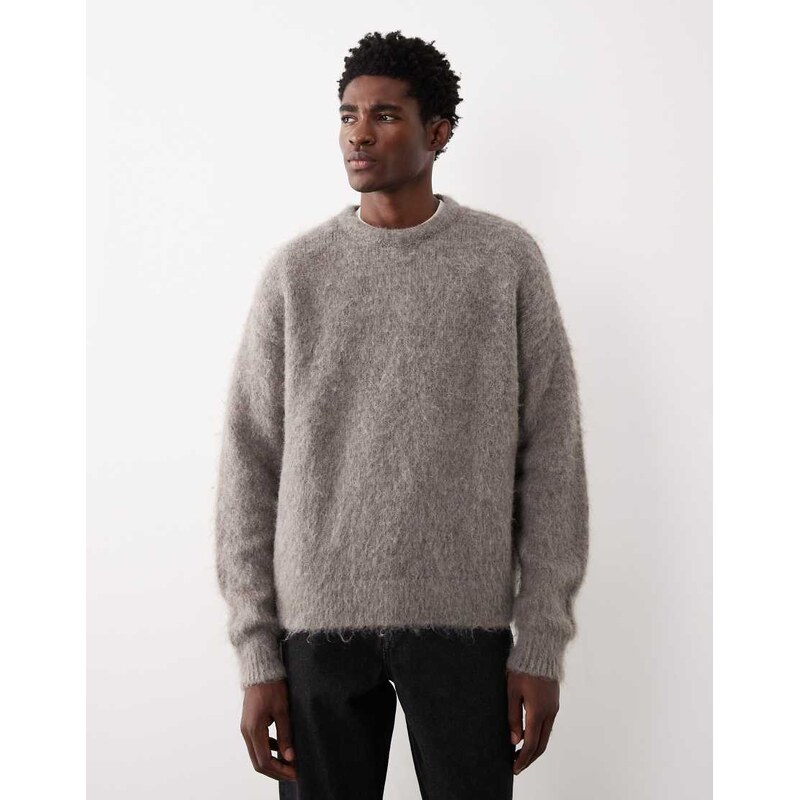 ASOS COLLECTIVE oversized knitted wool and mohair mix jumper in