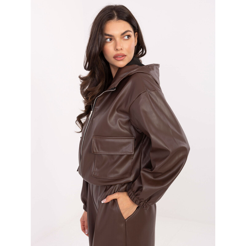 RUE PARIS Jacket-IT-KR-FL9729.15P-brown
