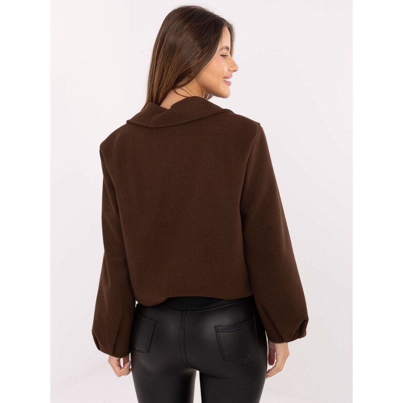 RUE PARIS Jacket-IT-KR-FL9725.08P-brown 109434226