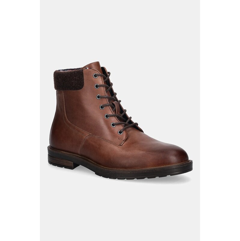 Tommy Hilfiger Kožené trapery Tommy Hilfiger CLEATED HILFIGER W
