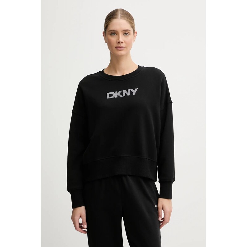 Bavlněná mikina Dkny LOGO TERRY 109431835