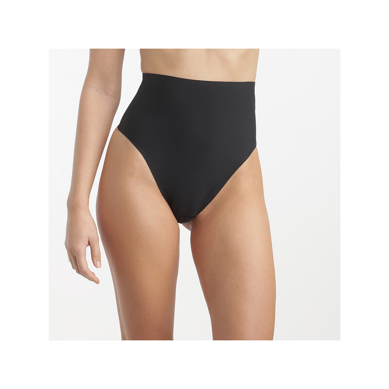 Dámská tanga s vyšším pasem DIM INVISIBLE MID WAIST THONG - DIM