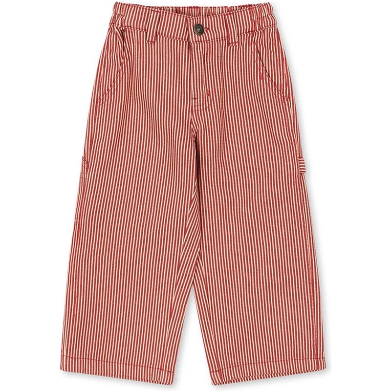 Konges Sløjd Dětské bavlněné kalhoty Konges Sløjd LUC PANTS GOTS