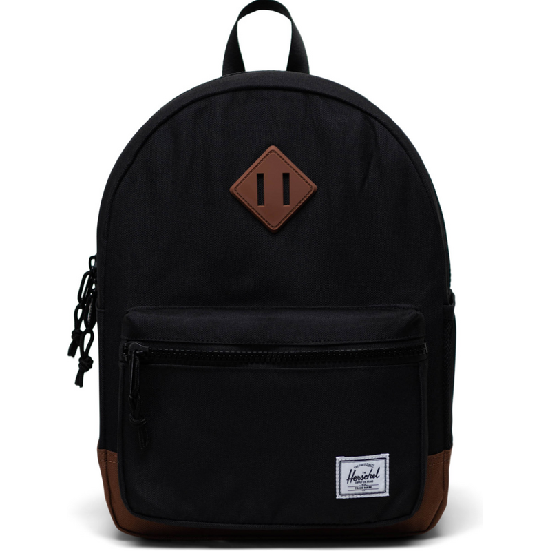 Herschel Heritage Kids Backpack Black/Saddle Brown