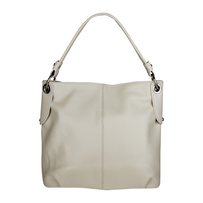 Béžová kožená italská kabelka Margherita Beige NovaKabelka.cz