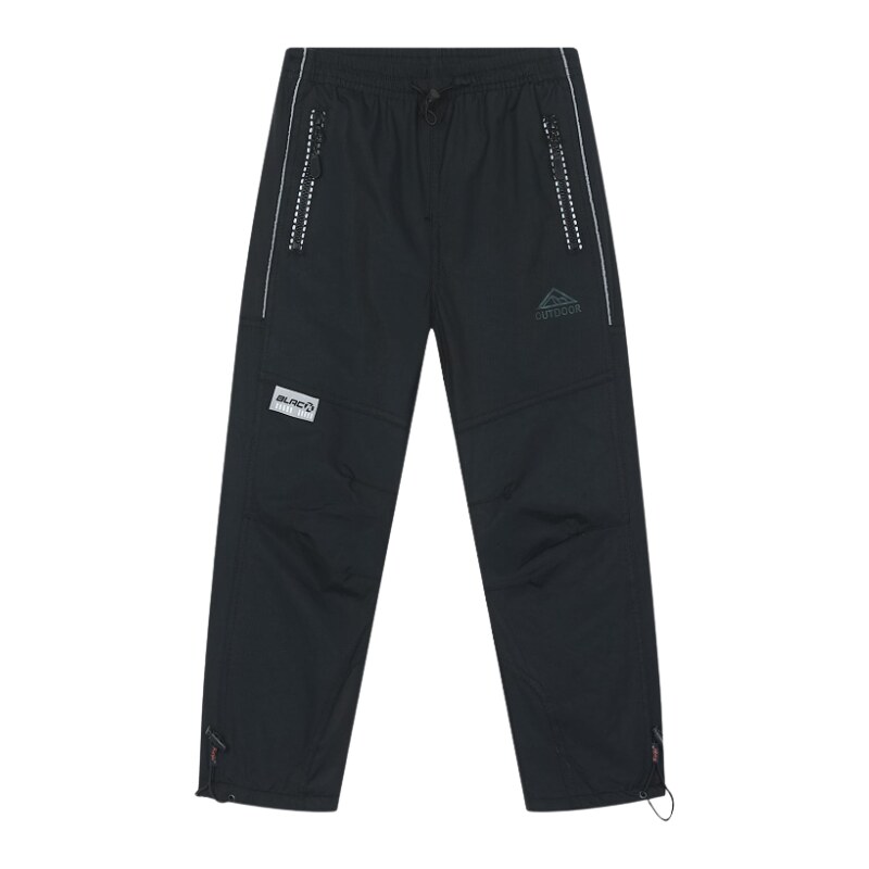 Dětské ZATEPLENÉ KALHOTY černé Kugo DK8501