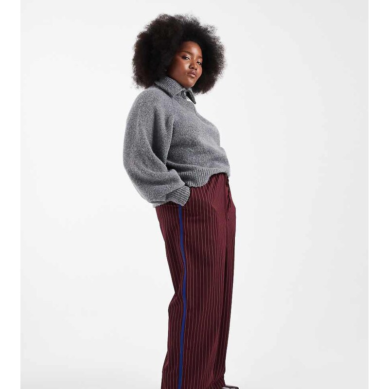 Renee Studio Plus exclusive drawstring waist wide leg side