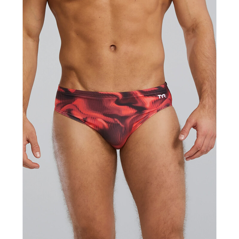 Plavky Tyr Durafast Elite Waveform red