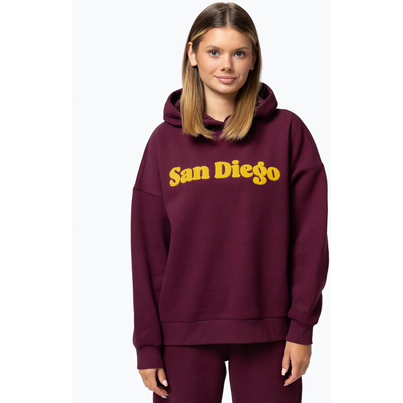 Dámská mikina Pitbull San Diego Hooded grape wine